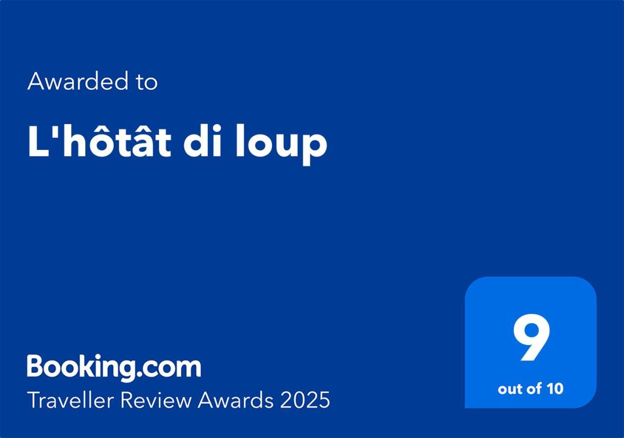 Bed and Breakfast L'Hotat Di Loup Courtedoux Exterior foto